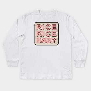 RICE RICE BABY Kids Long Sleeve T-Shirt